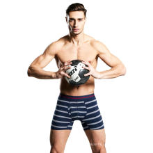 Extended cotton football sport striped men's boxer shorts